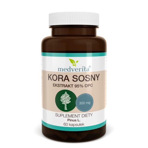 Medverita - Kora sosny ekstrakt 95% OPC - 60 kapsułek Medverita - Kora sosny ekstrakt 95% OPC - 60 kapsułek